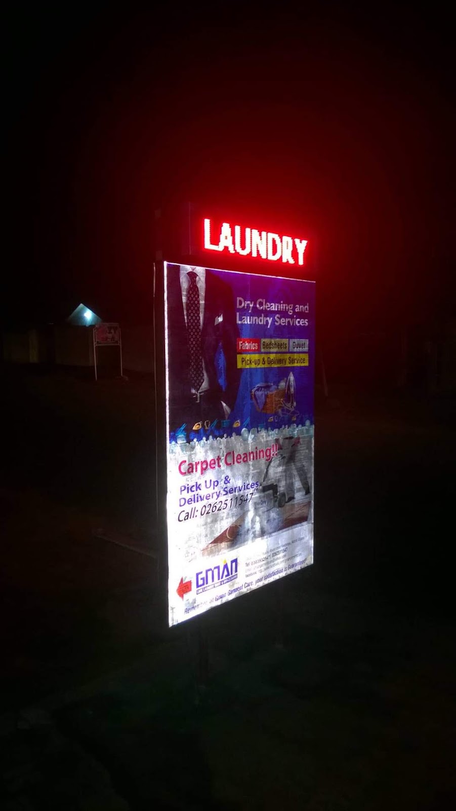 GMAN LAUNDRY AND DRY CLEANING SERVICES