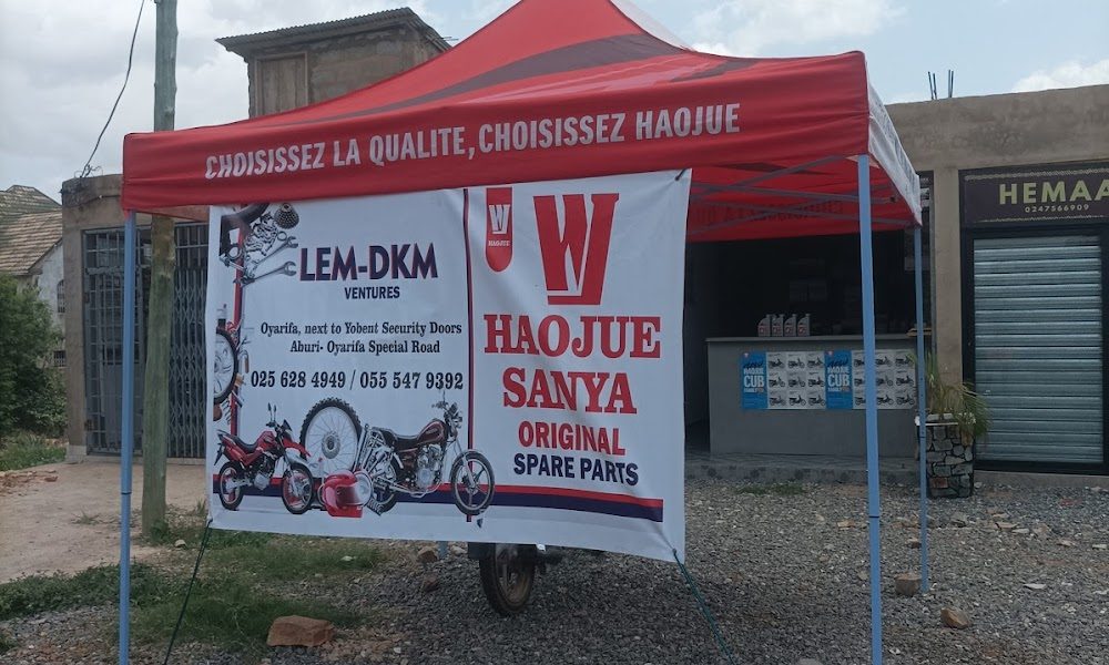 HAOJUE, SANYA , Motorcycles original spare parts. ( LEM-DKM Ventures)